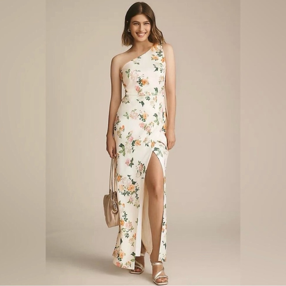 Anthropologie’s BHLDN White One Shoulder Dress NWT